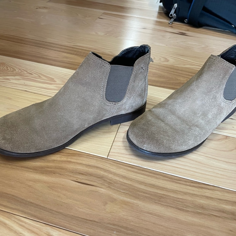 Stylish Brown Suede Ankle Booties